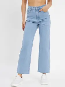 Madame Women Mid Rise Clean Look Cotton Cropped Jeans