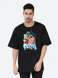 Mad Over Print Graphic Printed Cotton Oversized T-shirt