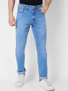 SPYKAR Men Clean Look Mid Rise Stretchable Cotton Jeans