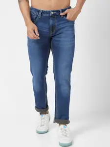 SPYKAR Men Clean Look Narrow Light Fade Stretchable Jeans