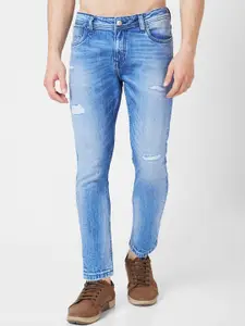 SPYKAR Men Cotton Kano Slim Fit Mildly Distressed Heavy Fade Jeans