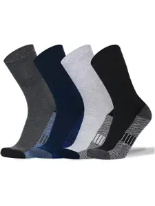 RC. ROYAL CLASS Men Pack Of 4 Patterned Calf Length Thermal Socks
