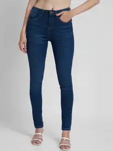 SPYKAR Women Adora Skinny Fit Clean Look Whiskers Jeans