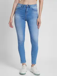 SPYKAR Women Super Skinny Fit High-Rise Clean Look Stretchable Jeans
