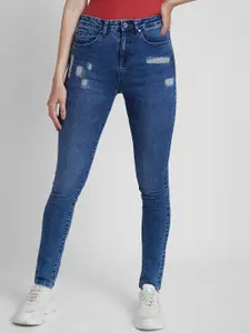 SPYKAR Women Adora Skinny Fit Low Distress Stretchable Jeans