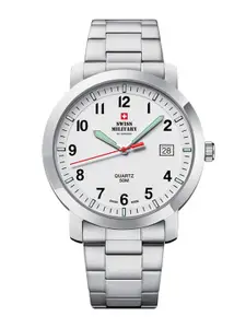 Swiss Military by Chrono white Dial Swiss Made Watch for Men - SM34083.08
