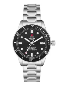 Swiss Military by Chrono black Dial Swiss Made Watch for Men - SM34088.01