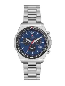 Swiss Military by Chrono blue Dial Swiss Made Watch for Men - SM34093.02
