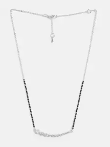 MINUTIAE Silver-Plated Mangalsutra Necklace