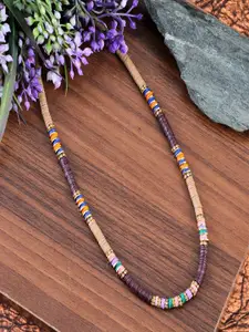 UNIVERSITY TRENDZ Gold-Plated Beaded Necklace