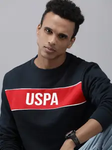 U.S. Polo Assn. Brand Logo Printed Sweatshirt