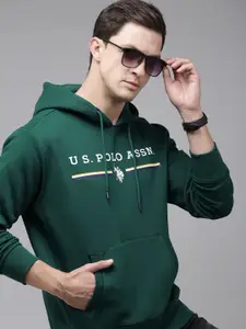 U.S. Polo Assn. Printed Hooded Sweatshirt