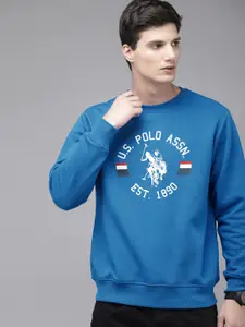 U.S. Polo Assn. Brand Logo Printed Sweatshirt