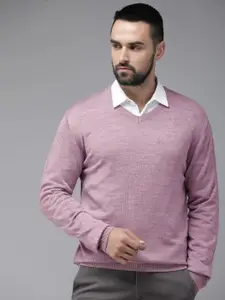 Park Avenue Long Sleeves V-Neck Knitted Pullover