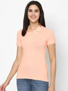 AMERICAN EAGLE OUTFITTERS Polo Collar Pure Cotton T-shirt