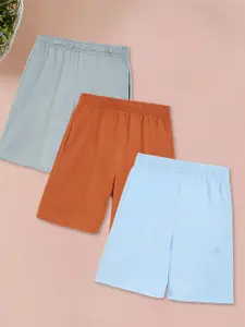 CHIMPRALA Boys Pack Of 3 Cotton Shorts
