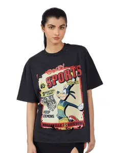 Bonkers Corner Goofy Printed Loose T-shirt