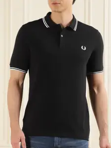 Fred Perry Polo Collar Regular Fit Cotton T-shirt