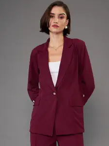 SASSAFRAS worklyf Single-Breasted Front Button Blazers