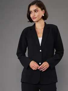 SASSAFRAS worklyf Single Breasted Slim Fit Formal Blazer