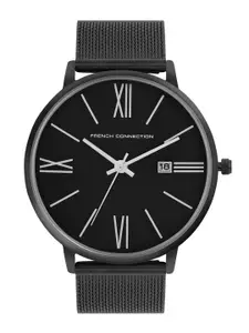 French Connection Men Stainless Steel Bracelet Style Straps Analogue Watch FCN00048D