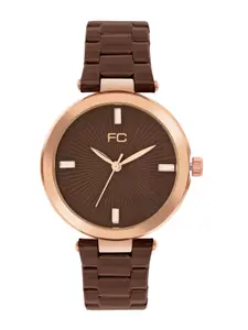 French Connection Women Stainless Steel Bracelet Style Straps Analogue Watch FCN00073D