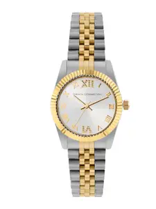 French Connection Women Stainless Steel Bracelet Style Straps Analogue Watch FCN00077E