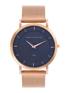 French Connection Men Stainless Steel Bracelet Style Straps Analogue Watch FCN00062D