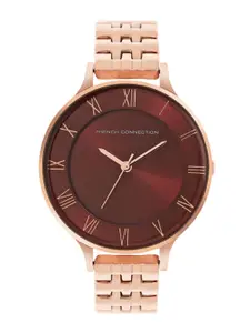 French Connection Women Stainless Steel Bracelet Style Straps Analogue Watch FCN00075D