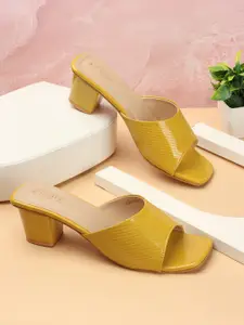 Denill Open Toe Block Heels