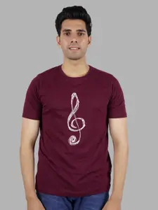 Elibolz Graphic Printed Round Neck Cotton T-shirt