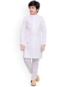 BAESD Boys Self Designed Regular Kurta with Pyjamas