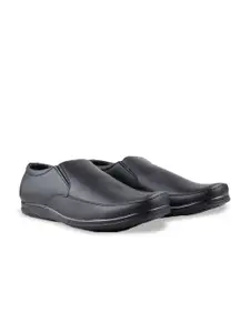 HikBi Men Square Toe Formal Slip-On Shoes