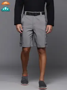 Columbia Men Solid Mid-Rise Regular Fit Cargo Shorts