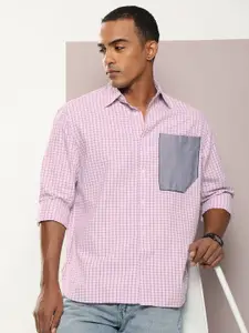 Kook N Keech Men Relaxed Checked Pure Cotton Casual Shirt