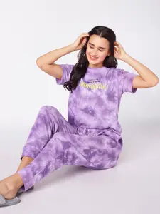 beebelle Tie & Dye Pure Cotton Night suit