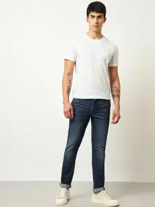 Lee Men Slim Fit Light Fade Stretchable Cotton Regular Jeans