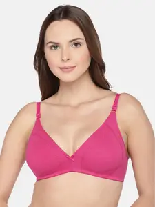 Inner Sense Non-Wired Non-Padded Seamless Antimicrobial Everyday Bra With Extender