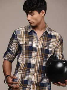 The Roadster Life Co. Pure Cotton Checked Casual Shirt