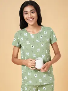 Dreamz by Pantaloons Printed Cotton Lounge T-Shirt