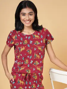 Dreamz by Pantaloons Printed Cotton Lounge T-Shirt