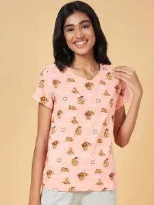 Dreamz by Pantaloons Printed Cotton Lounge T-Shirt