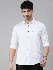 Majestic Man Men Classic Slim Fit Pure Cotton Casual Shirt