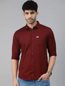 Majestic Man Men Classic Slim Fit Pure Cotton Casual Shirt