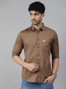 Majestic Man Men Classic Slim Fit Pure Cotton Casual Shirt