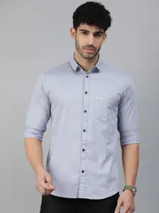 Majestic Man Men Classic Slim Fit Pure Cotton Casual Shirt