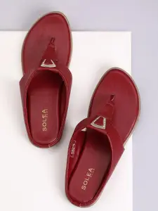 Paragon Textured Lightweight Open Toe Flats