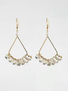 XPNSV Gold-Plated Drop Earrings