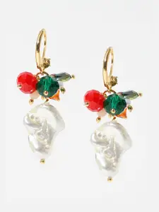 XPNSV Gold-Plated Drop Earrings