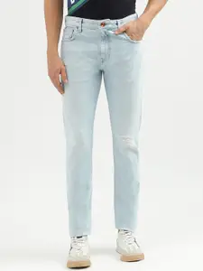United Colors of Benetton Men Slim Fit Mid Rise Low Distress Jeans